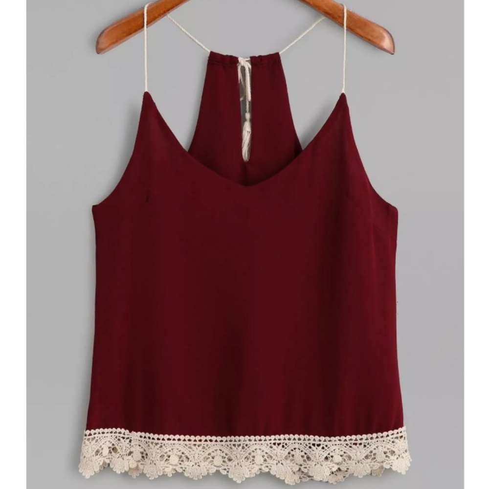 Burgundy Cami Top